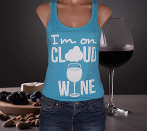 Tank Top - I'm on Cloud Wine